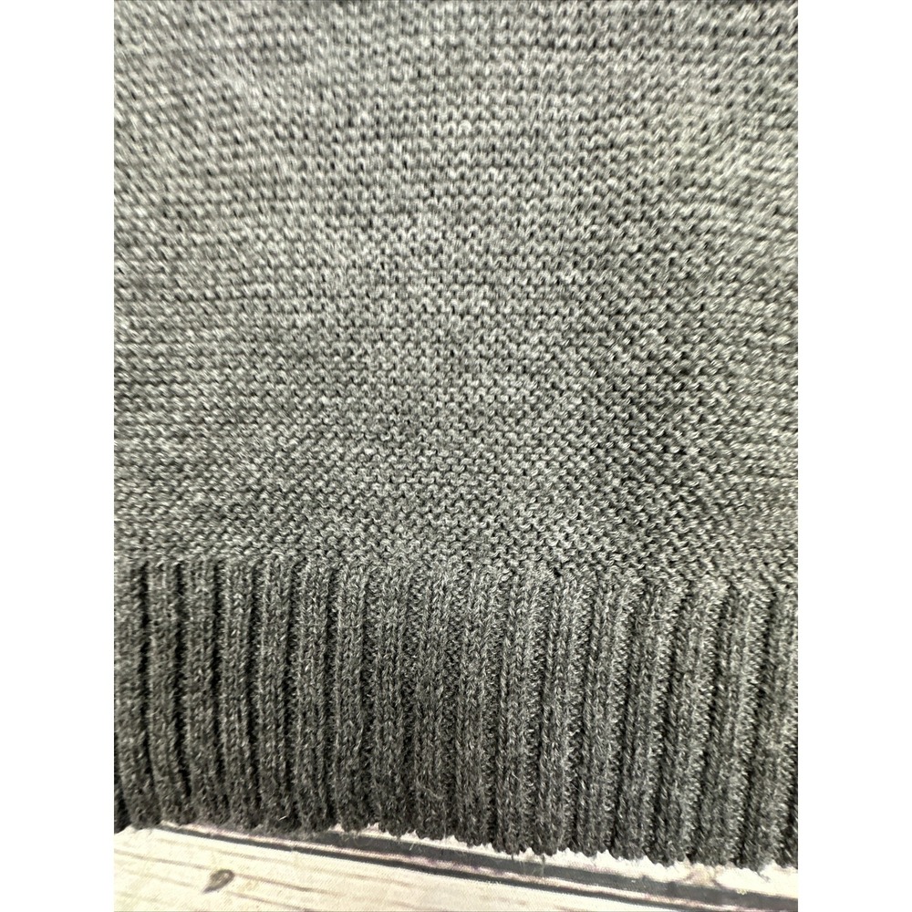 Paper Crane Women Charcoal Gray Knit Cowl Neck Sweater Dress Size Medium - Picture 2 of 7